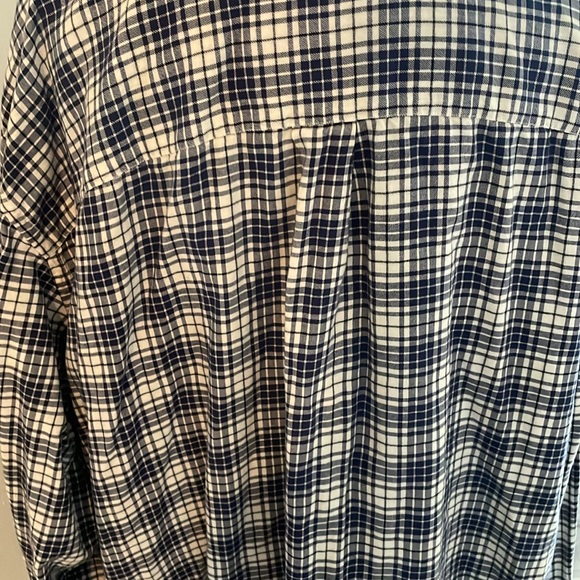 Lightweight flannel blue and white - Picture 6 of 8